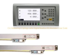 Cnc Measuring 6 Springs Lathe Digital Readout Kit Absolute Linear Scale