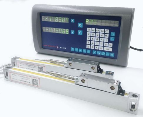Grey Linear Scale 2 Axis Dro Measuring Systems For Milling Machine