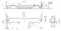 Length Measurement Digital Readout Metrology 1250mm Absolute Linear Scale